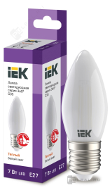 Лампа
филаментная
Лампы IEK,   цоколь - E27,   мощность - 7Вт,   световой поток - 830Лм,   цветовая температура - 3000К,  не диммируется,  LLF-C35-7-230-30-E27-FR,  IEK - PULSAL.RU